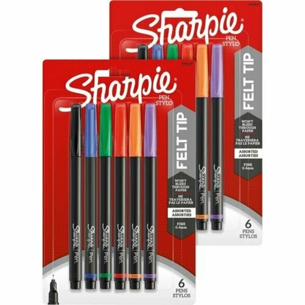 Sanford Ink PEN, SHARPIE, FINE, AST/BD, 2PK SAN1976527BD